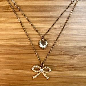 Betsy Johnson layered necklace